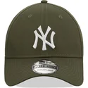 casquette-courbee-verte-ajustee-39thirty-league-essential-new-york-yankees-mlb-new-era