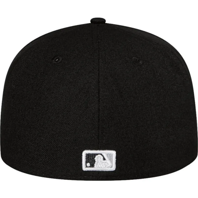 schwarze-flache-59fifty-authentic-on-field-game-fitted-cap-der-chicago-white-sox-mlb-von-new-era