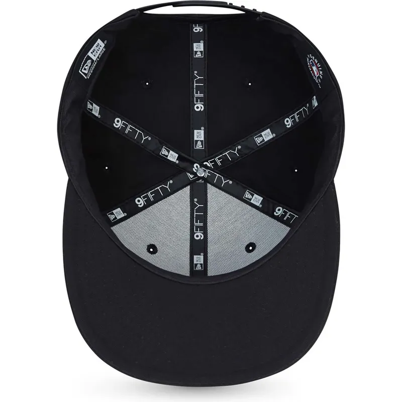 cappello-piatto-nero-snapback-9fifty-essential-dei-chicago-white-sox-mlb-di-new-era