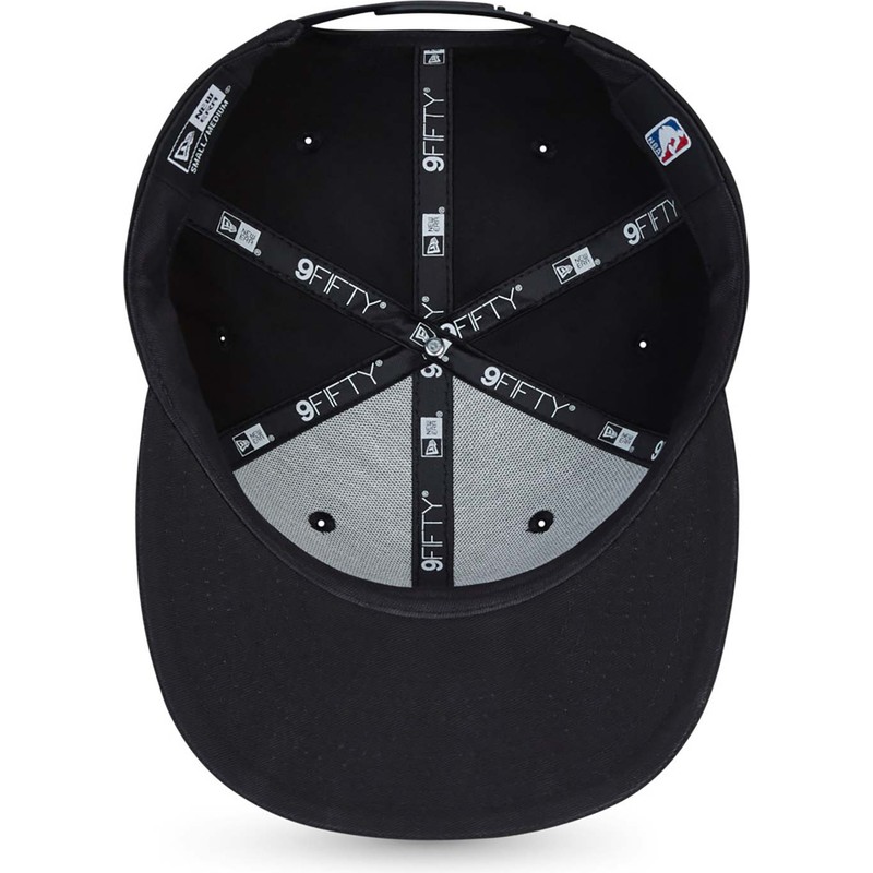 new-era-flat-brim-9fifty-essential-los-angeles-dodgers-mlb-black-snapback-cap