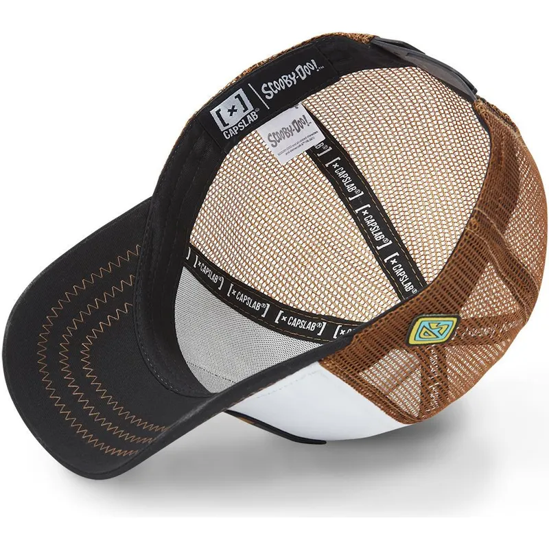 hvid-brun-og-sort-trucker-kasket-scooby-doo-help-rel-scooby-doo-fra-capslab