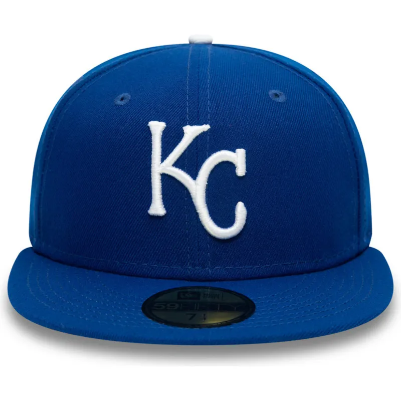 cappello-piatto-blu-regolato-59fifty-authentic-on-field-di-kansas-city-royals-mlb-di-new-era