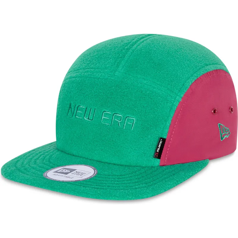cappelli-piatta-verde-cinghia-regolabile-camper-di-new-era