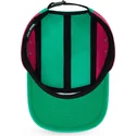 cappello-piatto-verde-e-rosa-regolabile-camper-polartec-fleece-di-new-era