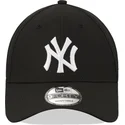 sort-justerbar-kurvet-kasket-9forty-diamond-era-fra-new-york-yankees-mlb-fra-new-era