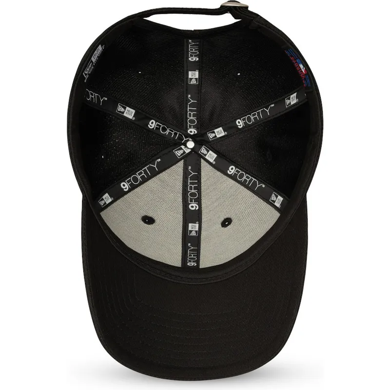 sort-justerbar-kurvet-kasket-9forty-diamond-era-fra-new-york-yankees-mlb-fra-new-era