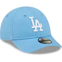 cappellino-curvo-azzurro-regolabile-per-bambino-piccolo-9forty-league-essential-dei-los-angeles-dodgers-mlb-di-new-era