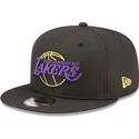 cappello-piatto-nero-snapback-9fifty-neon-pack-dei-los-angeles-lakers-nba-di-new-era