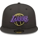cappello-piatto-nero-snapback-9fifty-neon-pack-dei-los-angeles-lakers-nba-di-new-era