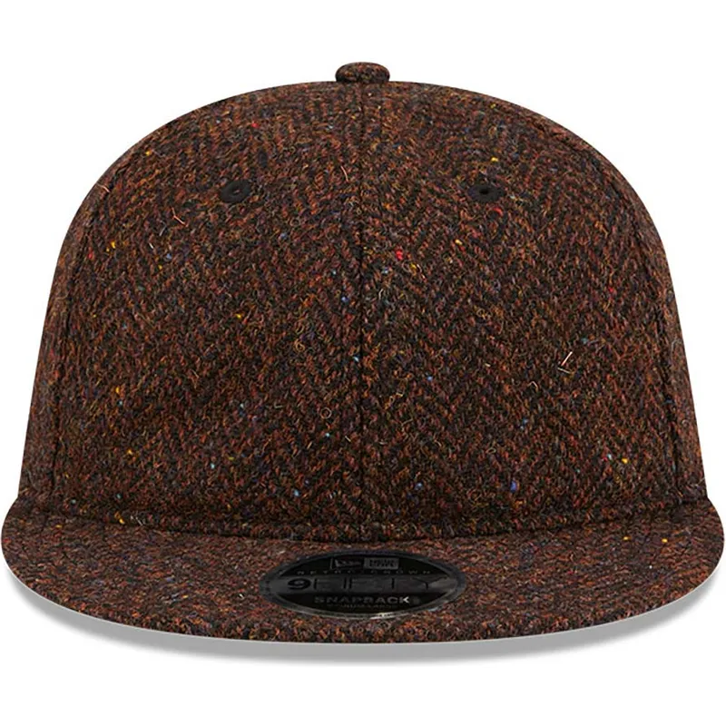 cappelli-piatta-marrone-cinghia-regolabile-9fifty-di-new-era