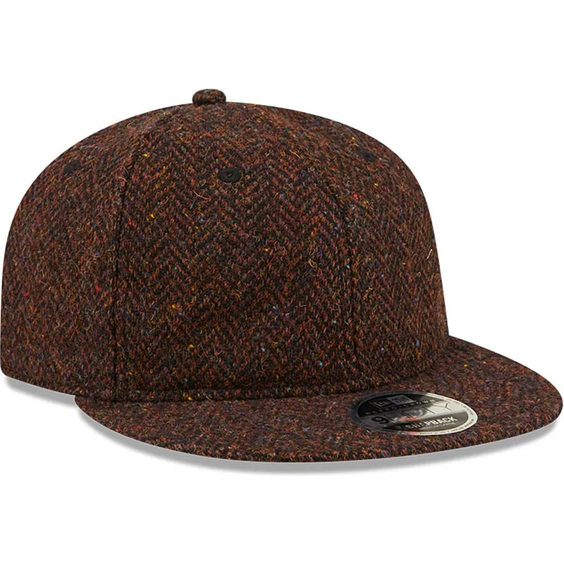 mutzen-flach-braun-verstellbares-band-9fifty-von-new-era
