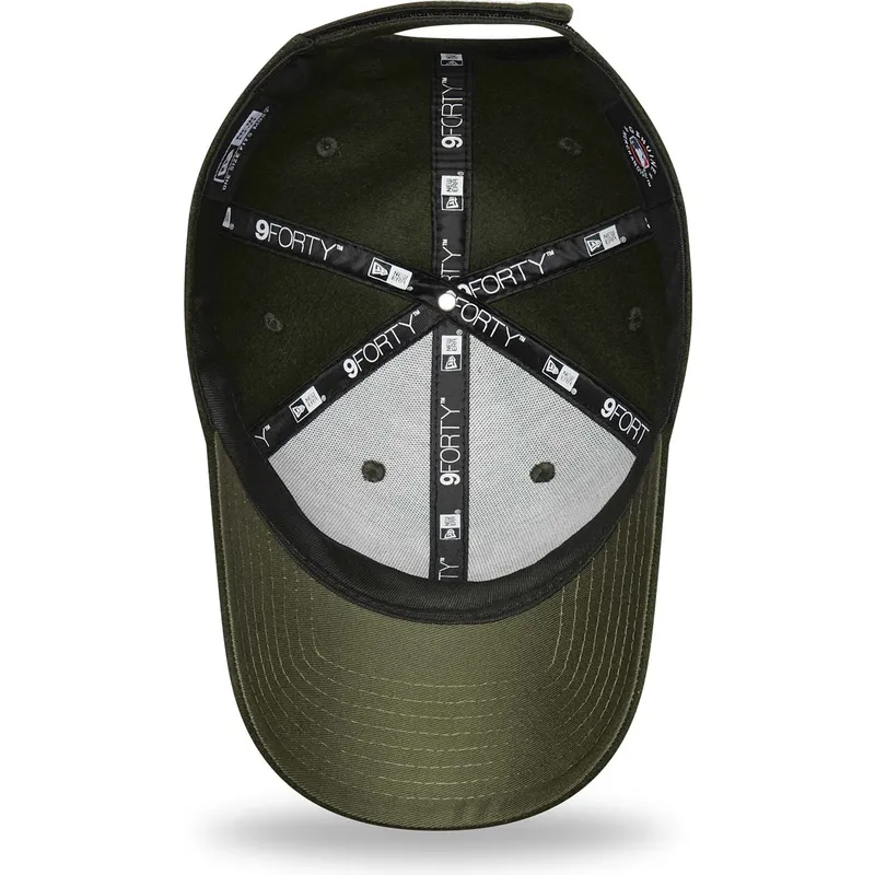 cappelli-curva-verde-cinghia-regolabile-9forty-the-league-melton-dei-new-york-yankees-mlb-di-new-era