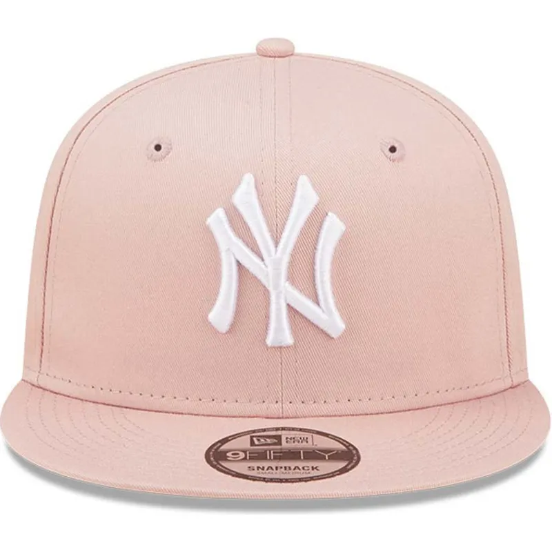 cappelli-piatta-rosa-snapback-9fifty-league-essential-dei-new-york-yankees-mlb-di-new-era
