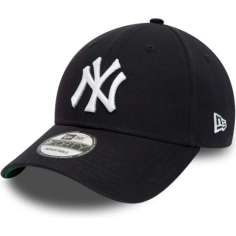 cappelli-curva-blu-marino-cinghia-regolabile-9forty-team-side-patch-dei-new-york-yankees-mlb-di-new-era