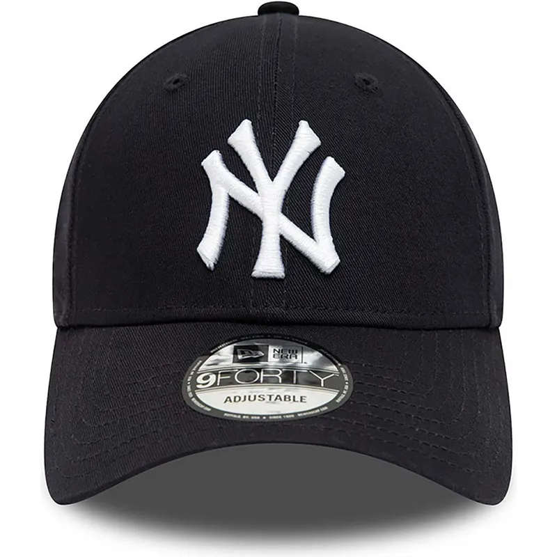 cappelli-curva-blu-marino-cinghia-regolabile-9forty-team-side-patch-dei-new-york-yankees-mlb-di-new-era