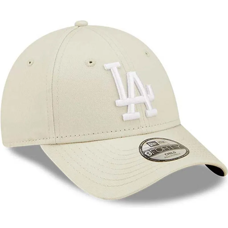 mutzen-gebogen-beige-verstellbares-band-fur-kinder-9forty-league-essential-der-los-angeles-dodgers-mlb-von-new-era mutzen-gebogen-beige-verstellbares-band-fur-kinder-9forty-league-essential-der-los-angeles-dodgers-mlb-von-new-era