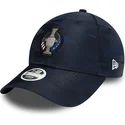 cappellino-curvo-blu-navy-regolabile-da-donna-9forty-tonal-finca-cortesin-2023-di-solheim-cup-di-new-era