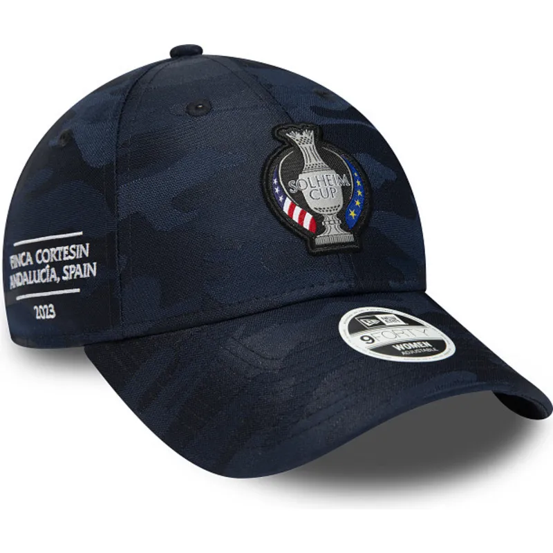 cappelli-curva-blu-marino-cinghia-regolabile-9forty-tonal-finca-cortesin-2023-dei-solheim-cup-di-new-era