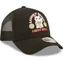 cappellino-trucker-nero-snapback-a-frame-repreve-lucky-paws-di-new-era