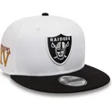 mutzen-flach-weiss-snapback-9fifty-crown-patches-super-bowl-xv-der-las-vegas-raiders-nfl-von-new-era