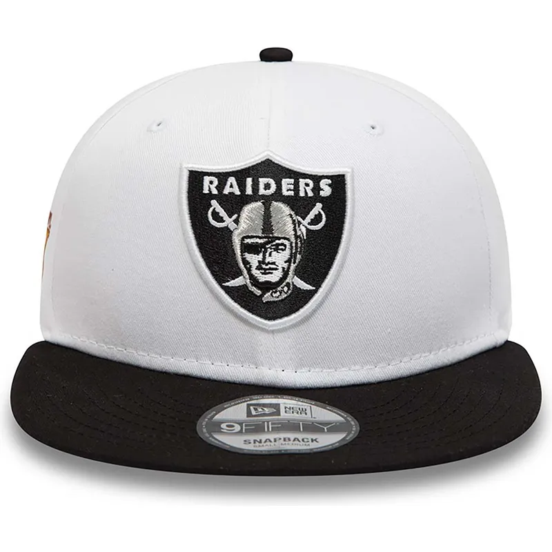 cappelli-piatta-bianco-snapback-9fifty-crown-patches-super-bowl-xv-dei-las-vegas-raiders-nfl-di-new-era cappelli-piatta-bianco-snapback-9fifty-crown-patches-super-bowl-xv-dei-las-vegas-raiders-nfl-di-new-era