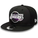 mutzen-flach-schwarz-snapback-9fifty-print-infill-der-los-angeles-lakers-nba-von-new-era