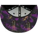 cappelli-piatta-nero-snapback-9fifty-print-infill-dei-los-angeles-lakers-nba-di-new-era