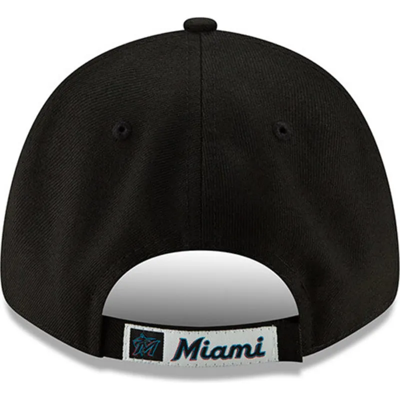 schwarze-verstellbare-gebogene-kappe-9forty-the-league-der-miami-marlins-mlb-von-new-era
