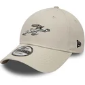 cappelli-curva-beige-cinghia-regolabile-9forty-dei-bugs-bunny-looney-tunes-di-new-era