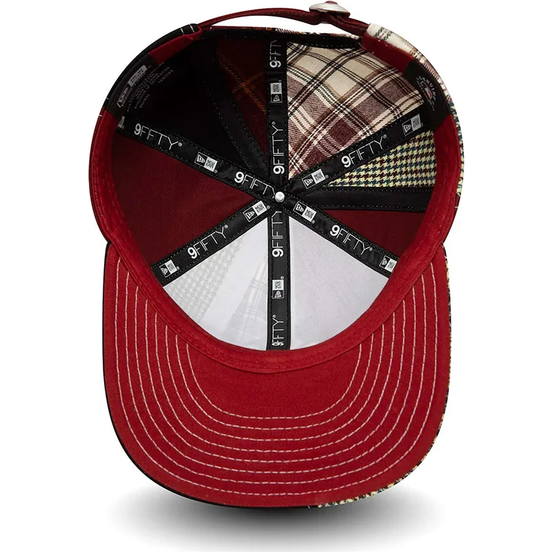 cappelli-piatta-rosso-cinghia-regolabile-9fifty-patch-panel-dei-new-york-yankees-mlb-di-new-era cappelli-piatta-rosso-cinghia-regolabile-9fifty-patch-panel-dei-new-york-yankees-mlb-di-new-era