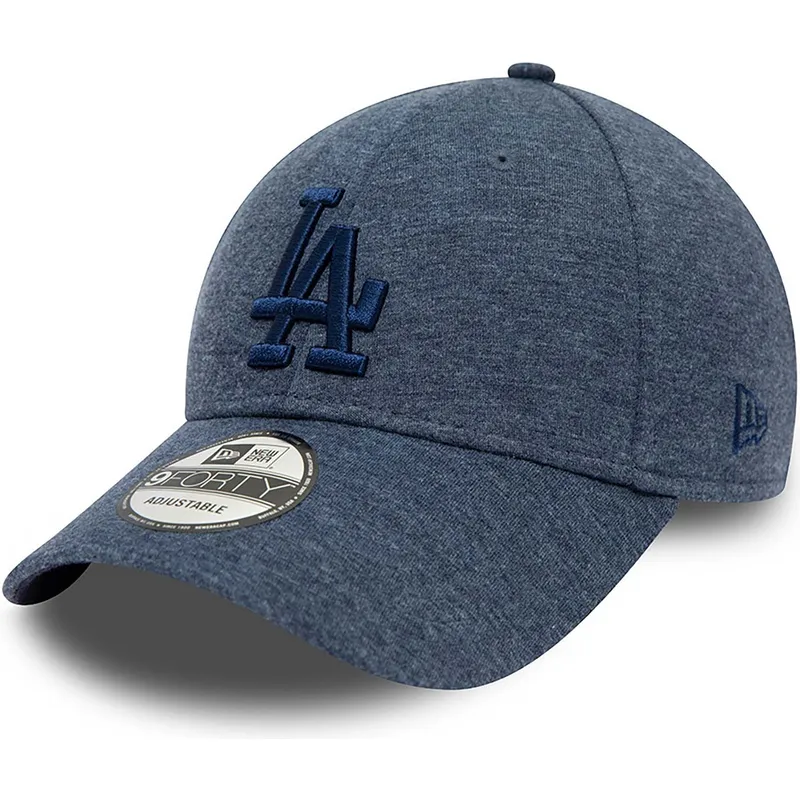 cappelli-curva-blu-marino-cinghia-regolabile-9forty-tonal-jersey-dei-los-angeles-dodgers-mlb-di-new-era