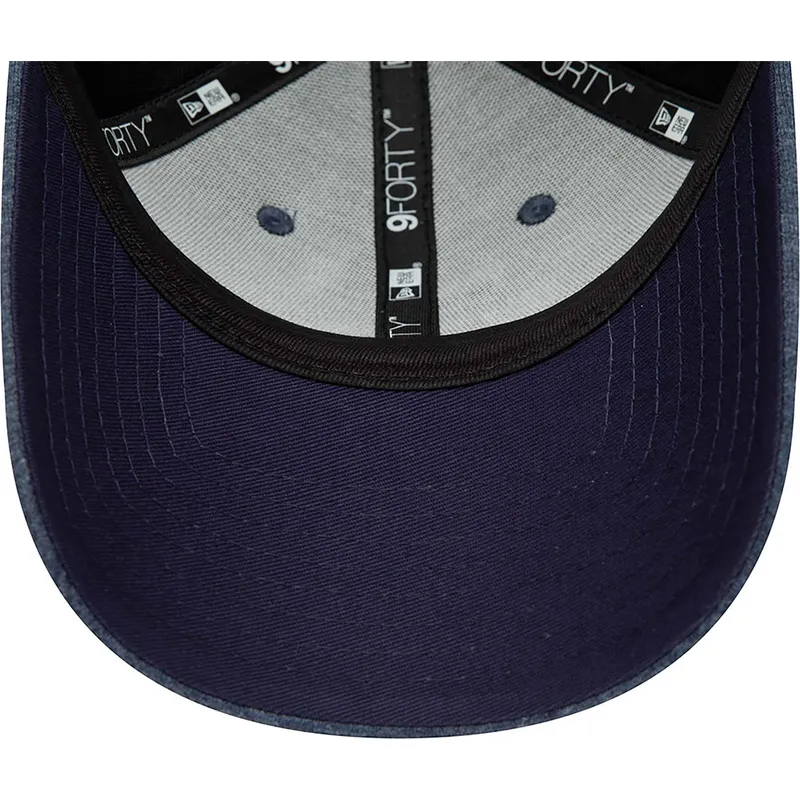 cappelli-curva-blu-marino-cinghia-regolabile-9forty-tonal-jersey-dei-los-angeles-dodgers-mlb-di-new-era