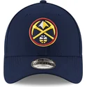 cappellino-visiera-curva-blu-marino-regolabile-9forty-the-league-di-denver-nuggets-nba-di-new-era