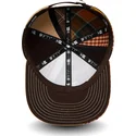 cappellino-piatto-marrone-regolabile-9fifty-patch-panel-los-angeles-dodgers-mlb-di-new-era
