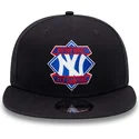 cappellino-snapback-9fifty-con-visiera-piatta-blu-navy-diamond-patch-dei-new-york-yankees-mlb-di-new-era