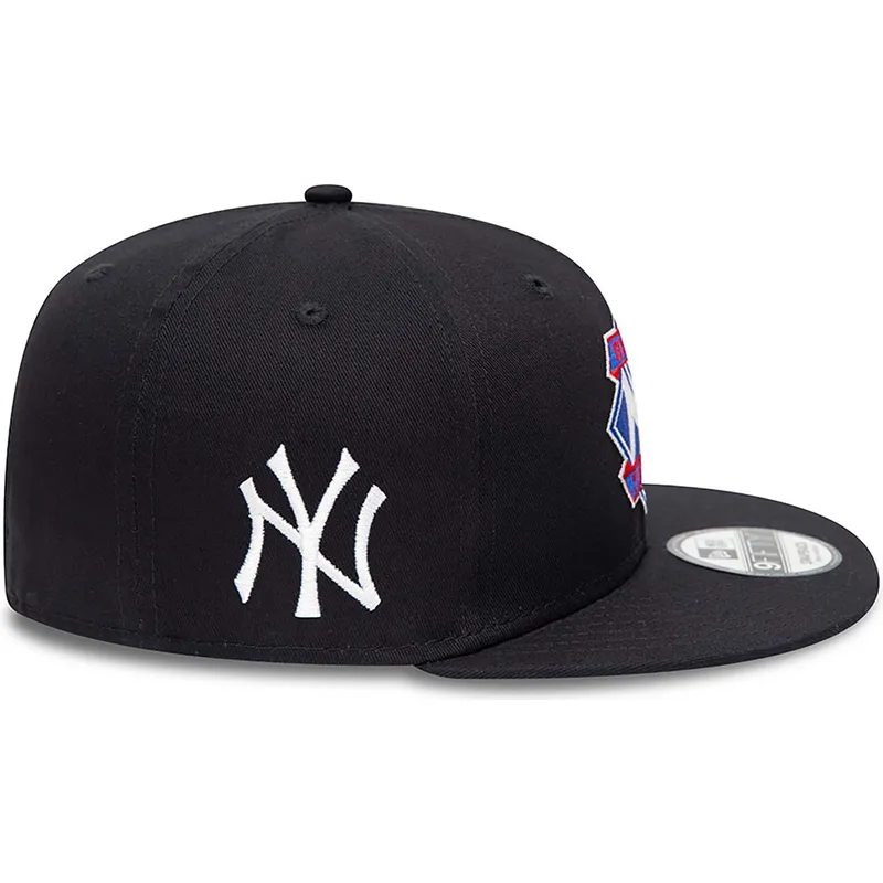 cappelli-piatta-blu-marino-snapback-9fifty-diamond-patch-dei-new-york-yankees-mlb-di-new-era