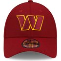 new-era-curved-brim-9forty-the-league-washington-commanders-nfl-red-adjustable-cap