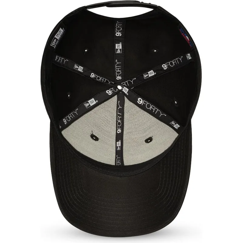 mutzen-gebogen-schwarz-snapback-9forty-league-essential-der-new-york-yankees-mlb-von-new-era