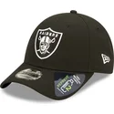 cappelli-curva-nero-snapback-9forty-repreve-dei-las-vegas-raiders-nfl-di-new-era