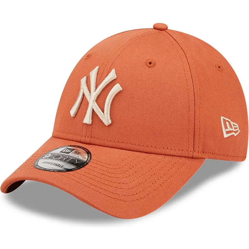 mutzen-gebogen-orange-verstellbares-band-9forty-league-essential-der-new-york-yankees-mlb-von-new-era mutzen-gebogen-orange-verstellbares-band-9forty-league-essential-der-new-york-yankees-mlb-von-new-era