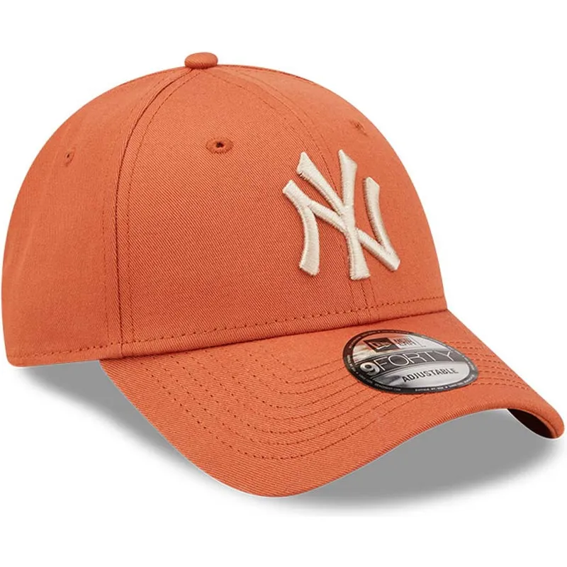 mutzen-gebogen-orange-verstellbares-band-9forty-league-essential-der-new-york-yankees-mlb-von-new-era mutzen-gebogen-orange-verstellbares-band-9forty-league-essential-der-new-york-yankees-mlb-von-new-era