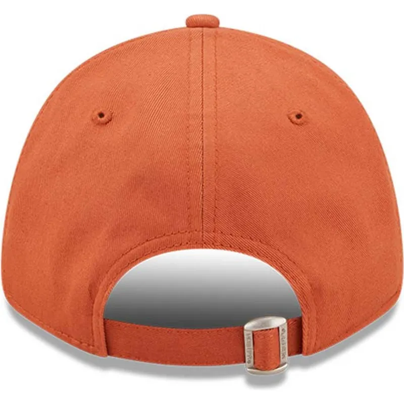 cappelli-curva-arancia-cinghia-regolabile-9forty-league-essential-dei-new-york-yankees-mlb-di-new-era