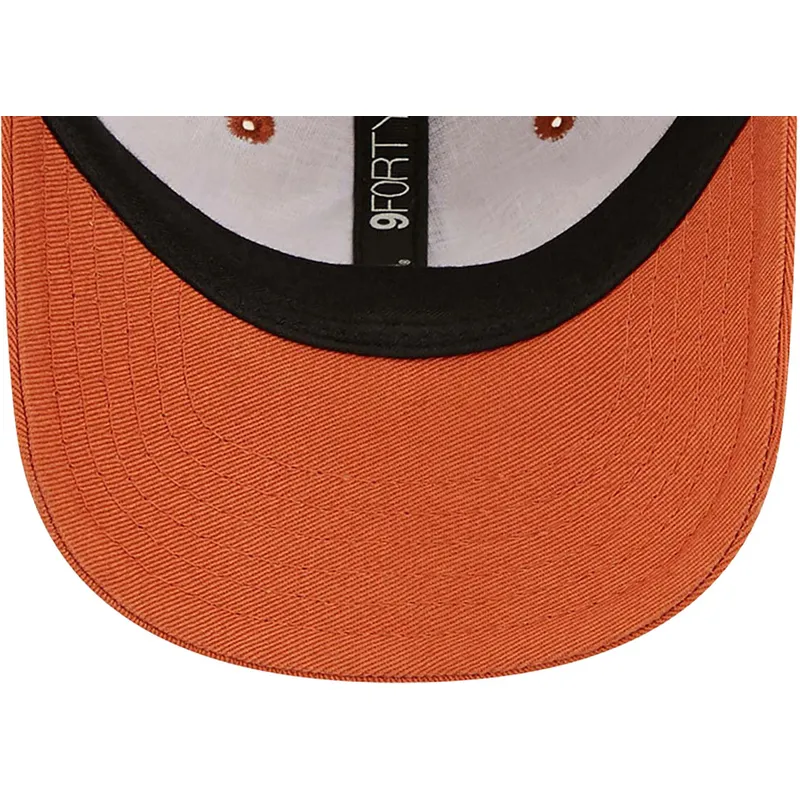 cappelli-curva-arancia-cinghia-regolabile-per-bambino-pequeno-9forty-league-essential-dei-new-york-yankees-mlb-di-new-era