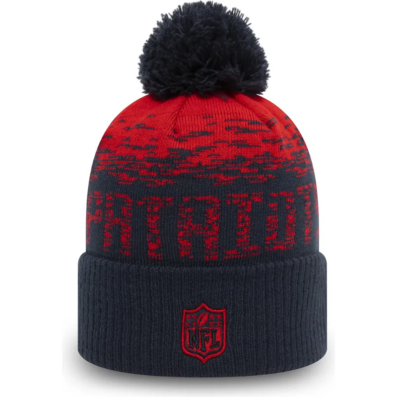 mutzen-pompon-marineblau-cuff-sport-der-new-england-patriots-nfl-von-new-era mutzen-pompon-marineblau-cuff-sport-der-new-england-patriots-nfl-von-new-era