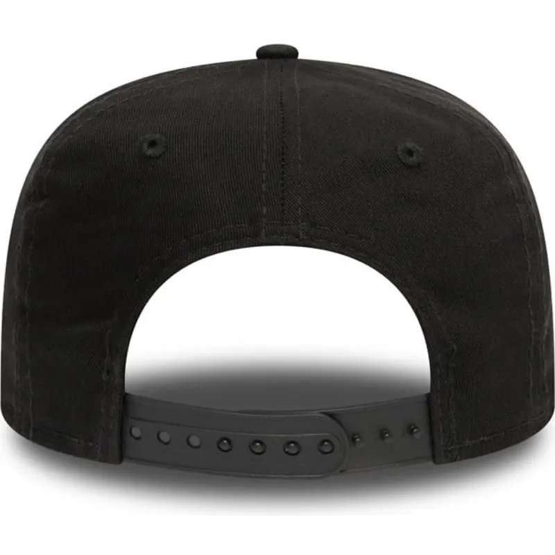 mutzen-flach-schwarz-snapback-fur-kinder-9fifty-essential-der-new-york-yankees-mlb-von-new-era