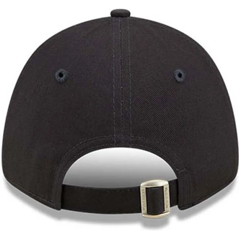 cappelli-curva-blu-marino-cinghia-regolabile-per-bambino-marron-9forty-league-essential-dei-los-angeles-dodgers-mlb-di-new-era