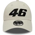 cappelli-curva-beige-cinghia-regolabile-valentino-rossi-vr46-9forty-essential-dei-valentino-rossi-vr46-motogp-di-new-era