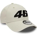 cappellino-curvo-beige-regolabile-valentino-rossi-vr46-9forty-essential-di-motogp-di-new-era
