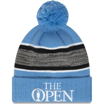 Bonnet bleu et noir avec pompom Sport The Open Championship New Era