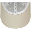 cappellino-beige-regolabile-da-donna-9forty-gingham-dei-new-york-yankees-mlb-di-new-era